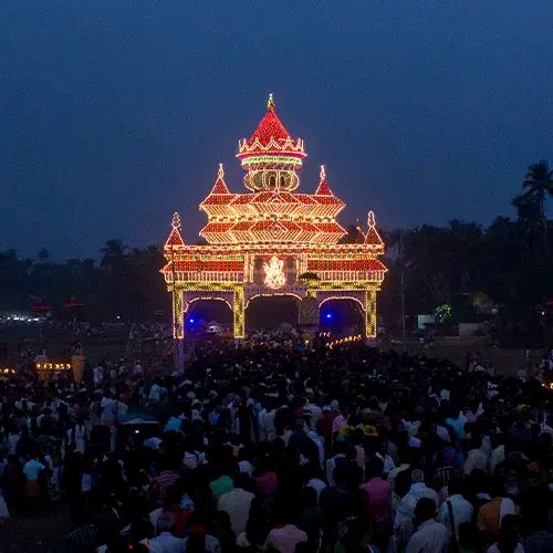 Sasthavinte Melam at Arattupuzha Pooram
