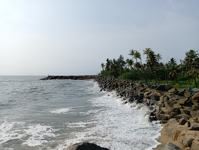 Sunset view at Nattika Beach in Thrissur