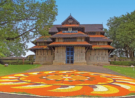 Beautiful view of Vadakkunnathan Temple