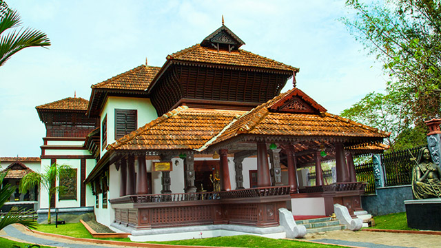 Medicinal plants display at Ayurveda Museum Kerala